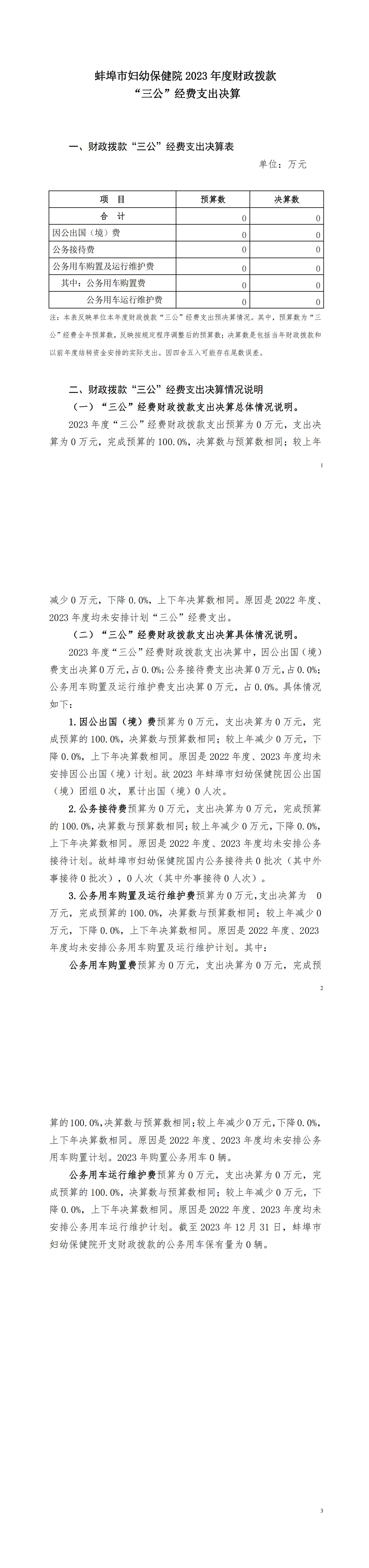 蚌埠市婦幼保健院2023年度財政撥款“三公”經(jīng)費支出決算.jpg